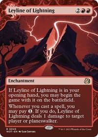 Leyline of Lightning from Wilds of Eldraine: Enchanting Tales