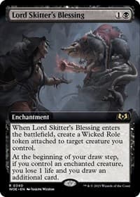Lord Skitter's Blessing (Extended Art) from Wilds of Eldraine
