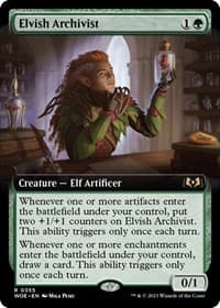Elvish Archivist (Extended Art) from Wilds of Eldraine