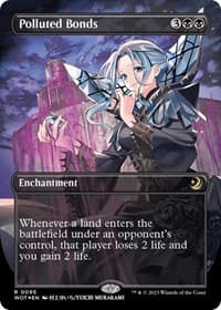 Polluted Bonds (Anime Borderless) (Confetti Foil) from Wilds of Eldraine: Enchanting Tales
