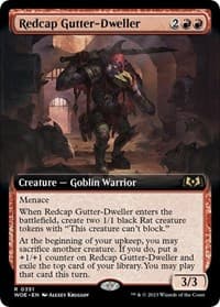 Redcap Gutter-Dweller (Extended Art) from Wilds of Eldraine