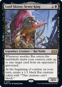 Lord Skitter, Sewer King from Wilds of Eldraine
