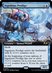 Ingenious Prodigy (Extended Art) from Wilds of Eldraine