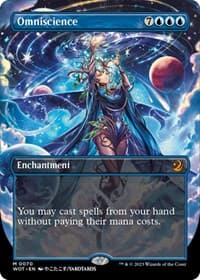 Omniscience (Anime Borderless) from Wilds of Eldraine: Enchanting Tales