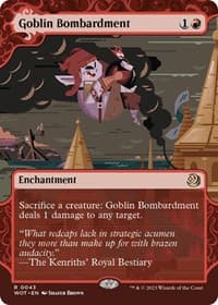Goblin Bombardment from Wilds of Eldraine: Enchanting Tales