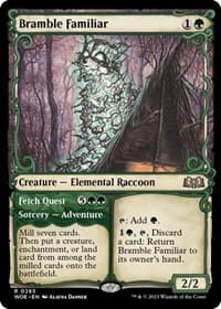 Bramble Familiar (Showcase) from Wilds of Eldraine