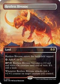 Restless Bivouac (Borderless) from Wilds of Eldraine