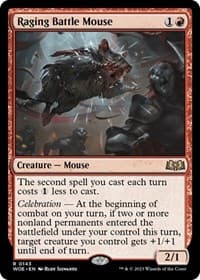 Raging Battle Mouse from Wilds of Eldraine