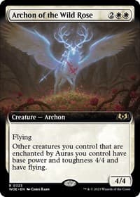 Archon of the Wild Rose (Extended Art) from Wilds of Eldraine