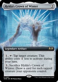 Hylda's Crown of Winter (Extended Art) from Wilds of Eldraine