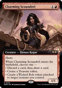 Charming Scoundrel (Extended Art) from Wilds of Eldraine
