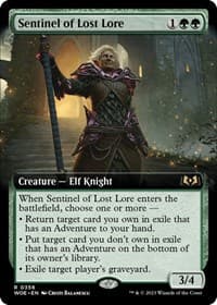 Sentinel of Lost Lore (Extended Art) from Wilds of Eldraine