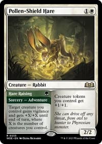 Pollen-Shield Hare from Wilds of Eldraine