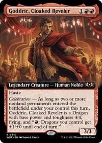 Goddric, Cloaked Reveler (Extended Art) from Wilds of Eldraine