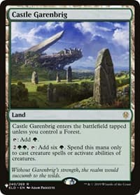 Castle Garenbrig from The List Reprints