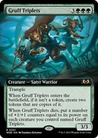 Gruff Triplets (Extended Art) from Wilds of Eldraine