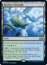 Restless Vinestalk from Wilds of Eldraine