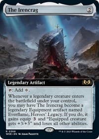 The Irencrag (Extended Art) from Wilds of Eldraine