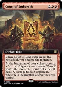 Court of Embereth (Extended Art) from Commander: Wilds of Eldraine