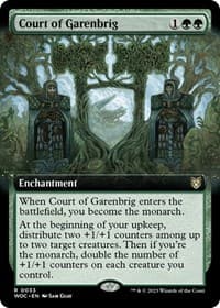 Court of Garenbrig (Extended Art) from Commander: Wilds of Eldraine