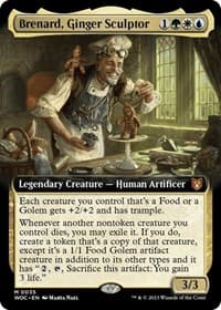 Brenard, Ginger Sculptor (Extended Art) from Commander: Wilds of Eldraine
