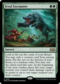 Feral Encounter from Wilds of Eldraine