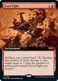 Food Fight (Extended Art) from Wilds of Eldraine