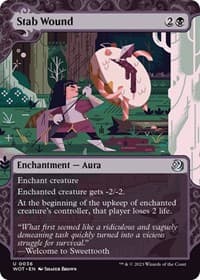 Stab Wound from Wilds of Eldraine: Enchanting Tales