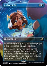 As Foretold (Anime Borderless) (Confetti Foil) from Wilds of Eldraine: Enchanting Tales