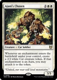Ajani's Chosen from Commander: Wilds of Eldraine