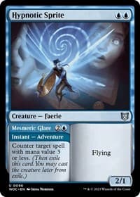 Hypnotic Sprite from Commander: Wilds of Eldraine