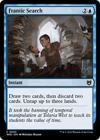 Frantic Search from Commander: Wilds of Eldraine