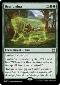 Bear Umbra from Commander: Wilds of Eldraine