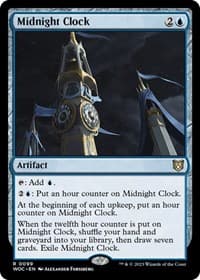 Midnight Clock from Commander: Wilds of Eldraine