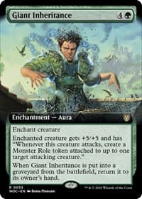 Giant Inheritance (Extended Art) from Commander: Wilds of Eldraine