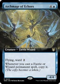 Archmage of Echoes (Extended Art) from Commander: Wilds of Eldraine