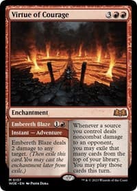 Virtue of Courage from Wilds of Eldraine
