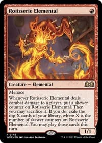Rotisserie Elemental from Promo Pack: Wilds of Eldraine