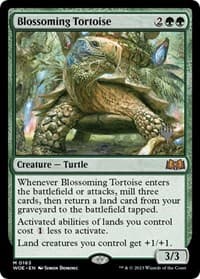 Blossoming Tortoise from Promo Pack: Wilds of Eldraine