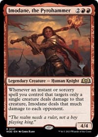 Imodane, the Pyrohammer from Promo Pack: Wilds of Eldraine