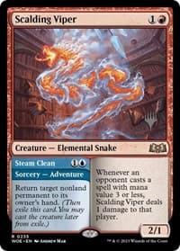 Scalding Viper from Promo Pack: Wilds of Eldraine