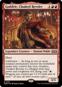 Goddric, Cloaked Reveler from Promo Pack: Wilds of Eldraine
