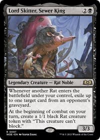 Lord Skitter, Sewer King from Promo Pack: Wilds of Eldraine