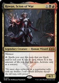 Rowan, Scion of War from Promo Pack: Wilds of Eldraine