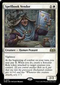 Spellbook Vendor from Promo Pack: Wilds of Eldraine