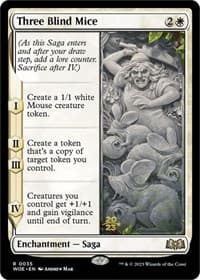 Three Blind Mice from Prerelease Cards