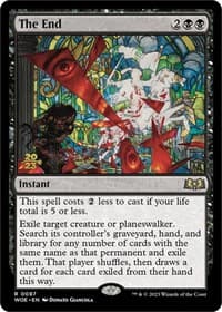The End from Prerelease Cards