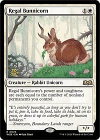 Regal Bunnicorn from Prerelease Cards