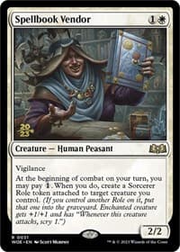 Spellbook Vendor from Prerelease Cards