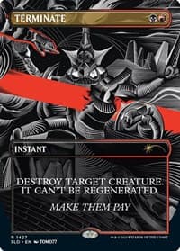 Terminate from Secret Lair Drop Series